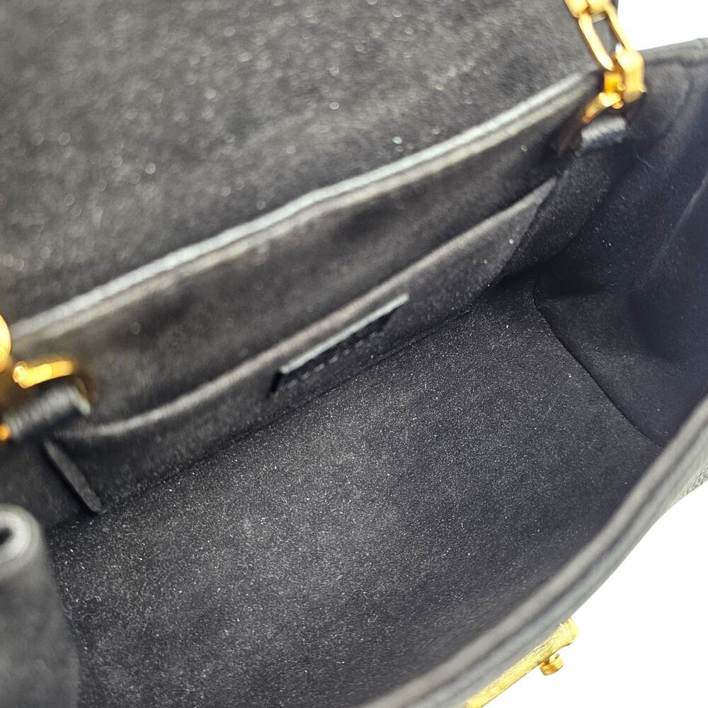 Louis Vuitton Saint Germain BB Monogram Empreinte Leather Shoulder Bag in Black - Picture 6 of 9
